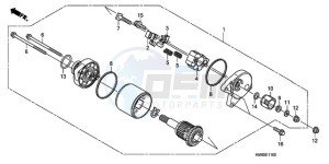 TRX250TEA Europe Direct - (ED / EC) drawing STARTING MOTOR