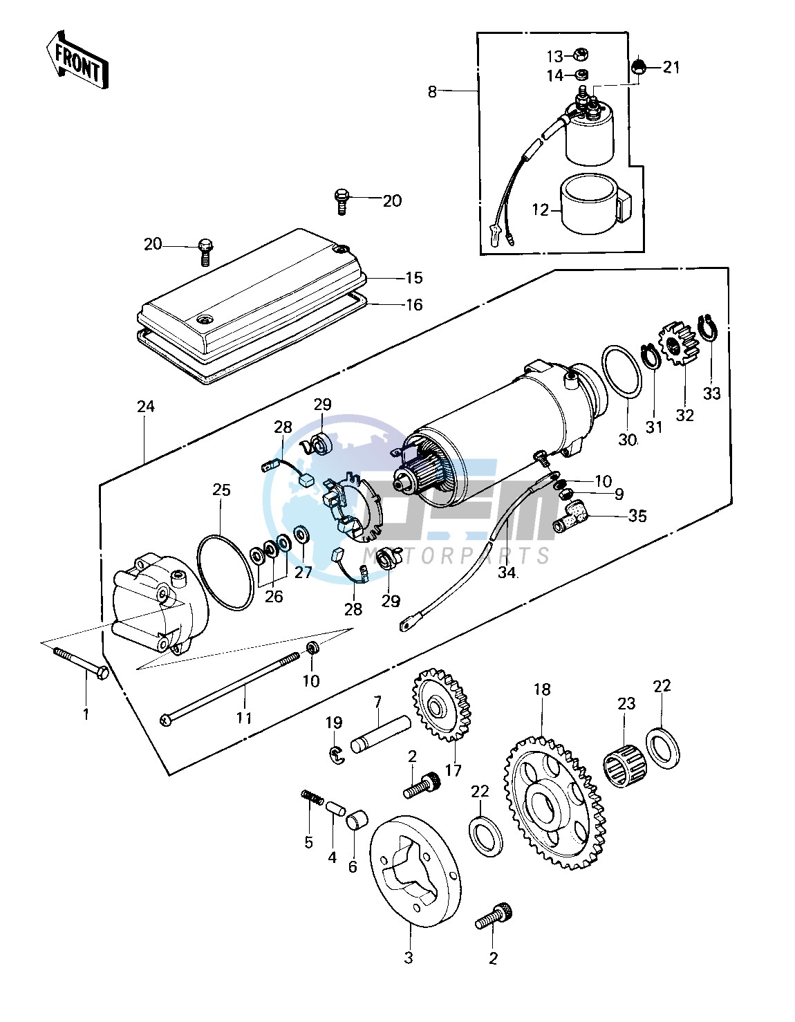 STARTER MOTOR_STARTER CLUTCH -- 80 KZY 50-E1- -