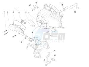 PRIMAVERA 50 25 KMH 4T 2V E 4V NOABS E2 25kmh (EMEA) drawing Secondary air box