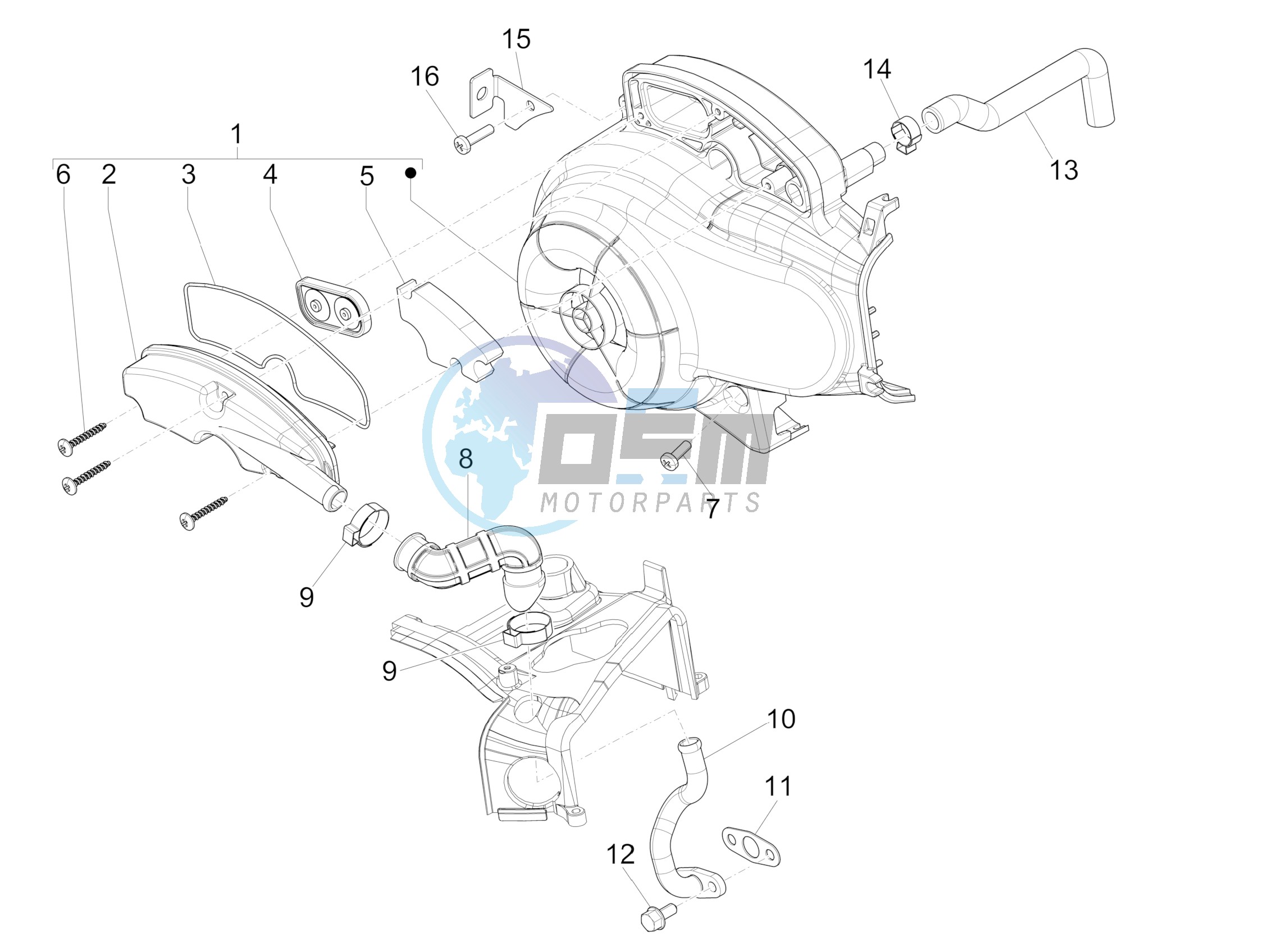 Secondary air box