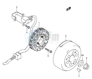 DR-Z400 (E1) drawing MAGNETO (DR-Z400Y K1 K2 K3 K4)