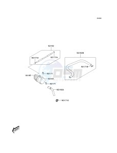 KSF 50 B [KFX50] (B7F-B9S) B8F drawing FUEL EVAPORATIVE SYSTEM-- B8F_B9F- -