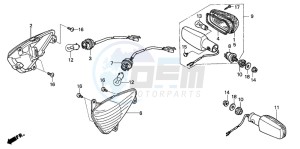 XL1000VA VARADERO drawing WINKER