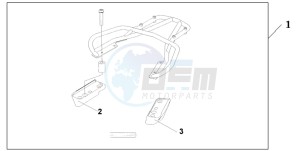 CBF600SA drawing REAR CARRIER