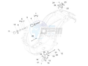 SPRINT 150 4T 3V IE ABS E3 (EMEA) drawing Locks