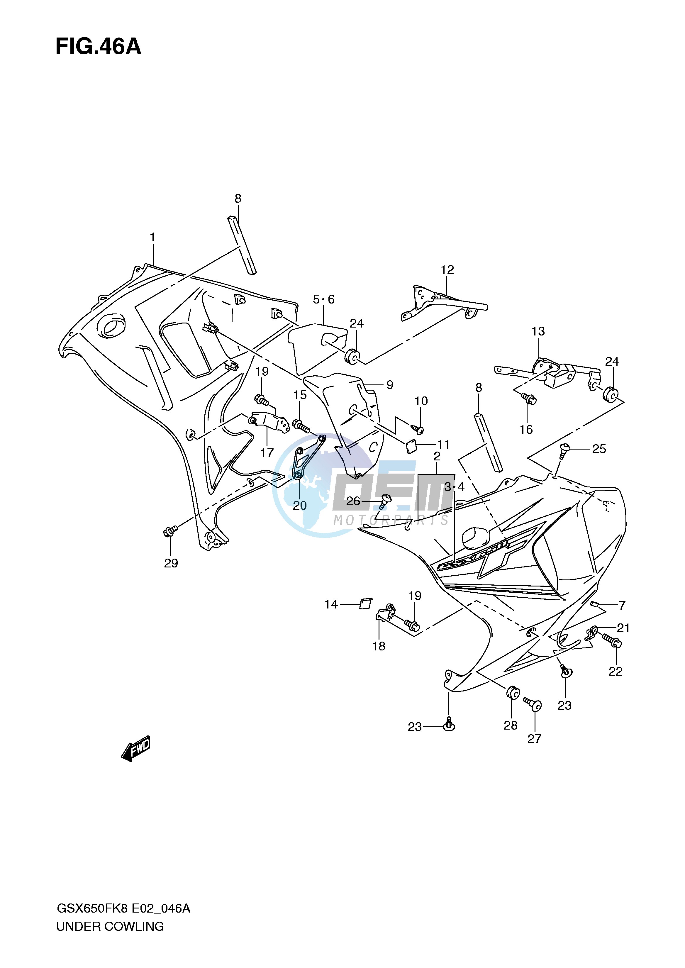 UNDER COWLING (MODEL K9)