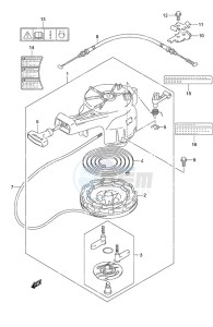 DF 6 drawing Recoil Starter