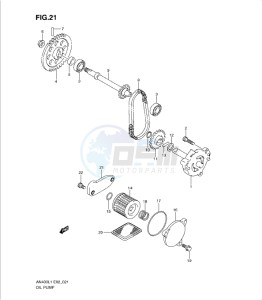 AN400Z drawing OIL PUMP