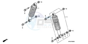 TRX500FM9 Australia - (U) drawing FRONT CUSHION