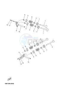 YP125R X-MAX125 (2DM1 2DM1) drawing VALVE