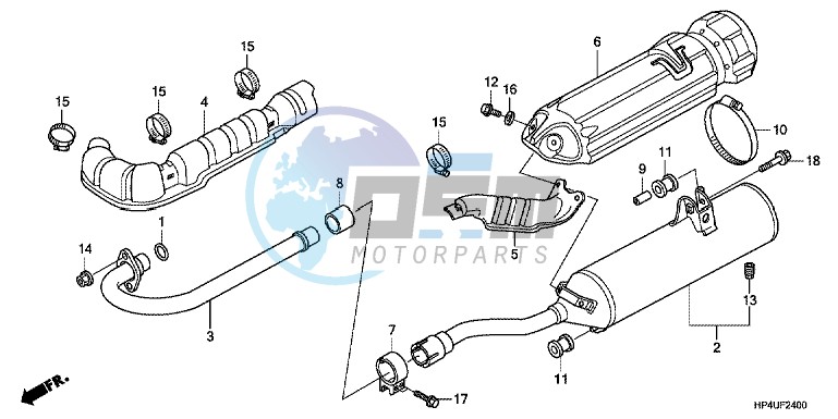 EXHAUST MUFFLER