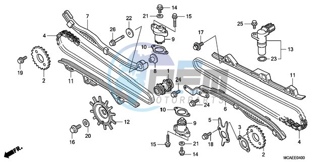 CAM CHAIN/TENSIONER