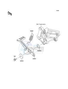 NINJA 250R EX250KBFA GB XX (EU ME A(FRICA) drawing Brake Pedal