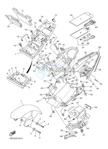 YZF-R6 R6 600 (1JSU 1JSV) drawing FENDER