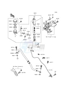 NINJA ZX-10R ZX1000JFFA FR XX (EU ME A(FRICA) drawing Rear Master Cylinder