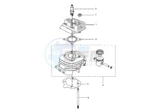 BW'S 50 drawing CYLINDER HEAD