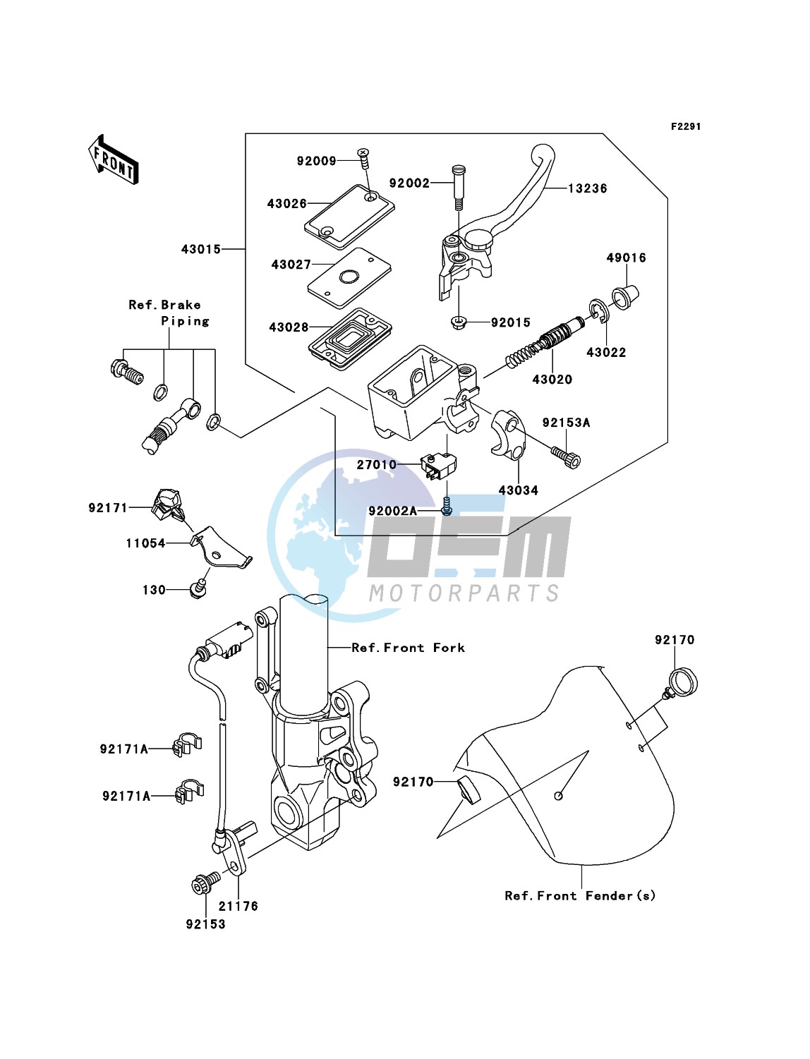 Front Master Cylinder