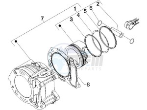 Runner 125 VX 4t drawing Cylinder - Piston - Wrist pin unit