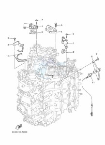 LF250XCA drawing CYLINDER-AND-CRANKCASE-3