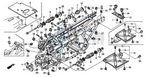 TRX450ES drawing FRAME BODY