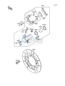 VN 1500 A [VULCAN 88] (A6-A9) [VULCAN 88] drawing FRONT BRAKE