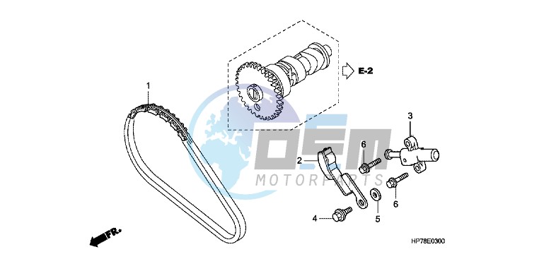 CAM CHAIN/TENSIONER