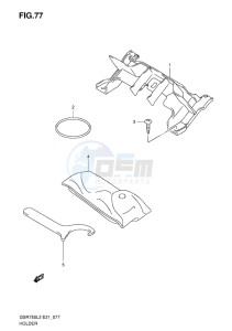 GSR750 EU drawing HOLDER