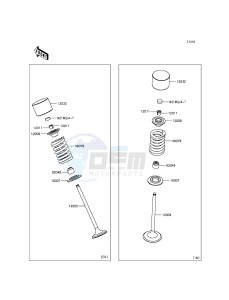 NINJA 250SL ABS BX250BGFA XX (EU ME A(FRICA) drawing Valve(s)