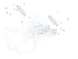 V7 III Special 750 e4 (APAC) drawing Shock absorber