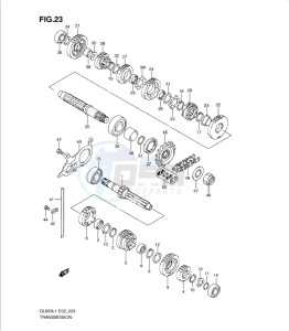 DL650 drawing TRANSMISSION