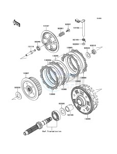 ER-6n ER650A6S GB XX (EU ME A(FRICA) drawing Clutch