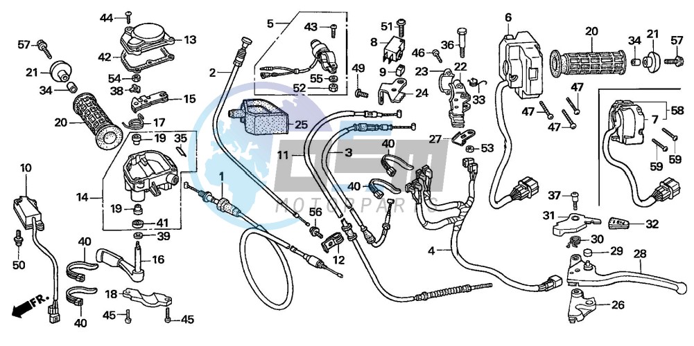 HANDLE LEVER/SWITCH/CABLE