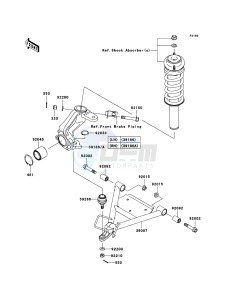 MULE_610_4X4 KAF400A8F EU drawing Suspension