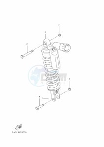 XTZ690D TENERE 700 WORLD RAID (BAG1) drawing REAR SUSPENSION