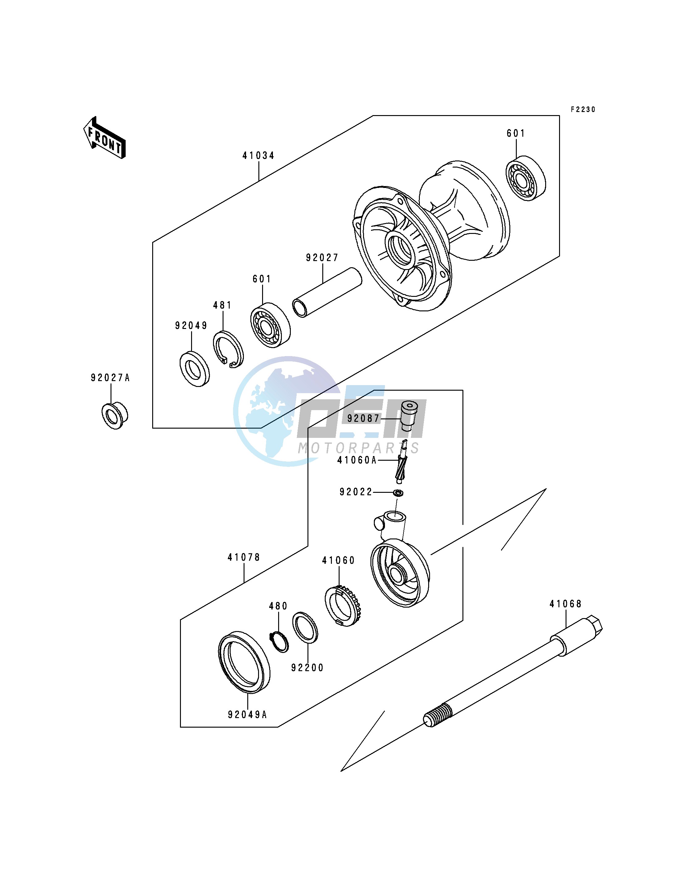 FRONT HUB