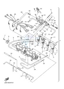 XJ6SA 600 DIVERSION (S-TYPE, ABS) (36DE 36DG) drawing INTAKE 2