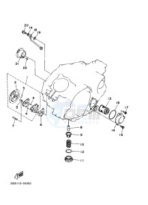 YFM350R YFM350RB RAPTOR 350 (10P9 10P9) drawing OIL PUMP