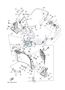 MTN-1000D MT-10 SP MT-10 SP (BW84) drawing RADIATOR & HOSE