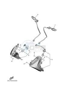 XP530 XP530D-A TMAX DX ABS (BC38) drawing FLASHER LIGHT