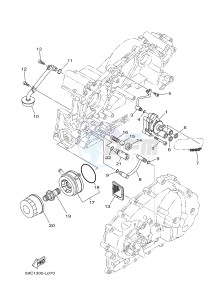 XP500 T-MAX 530 (59CS) drawing OIL PUMP