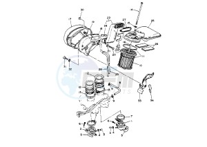 XV VIRAGO 535 drawing INTAKE