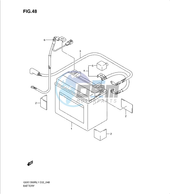 BATTERY (GSX1300RL1 E51)