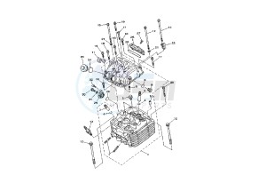 ATV 660 drawing CYLINDER HEAD