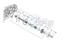 SONAR - 125 CC VTHLS1A1A 4T drawing DRIVEN PULLEY