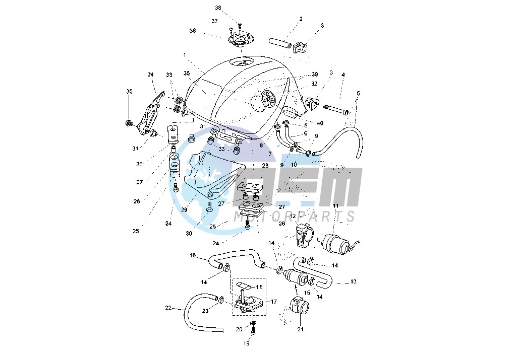 REAR BRAKE CALIPER