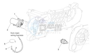 SR 50 IE-Carburatore 50 drawing Starter motor