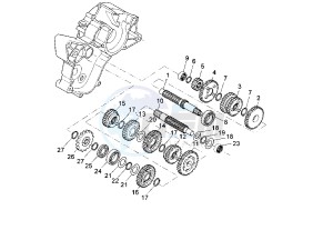 TZR RR 50 drawing TRANSMISSION