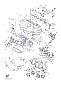 YZF-R6 600 R6 (2CXA) drawing INTAKE