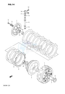 DR250 (E24) drawing CLUTCH