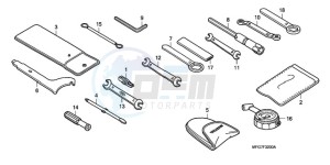 CB600FA9 Australia - (U / ABS) drawing TOOLS